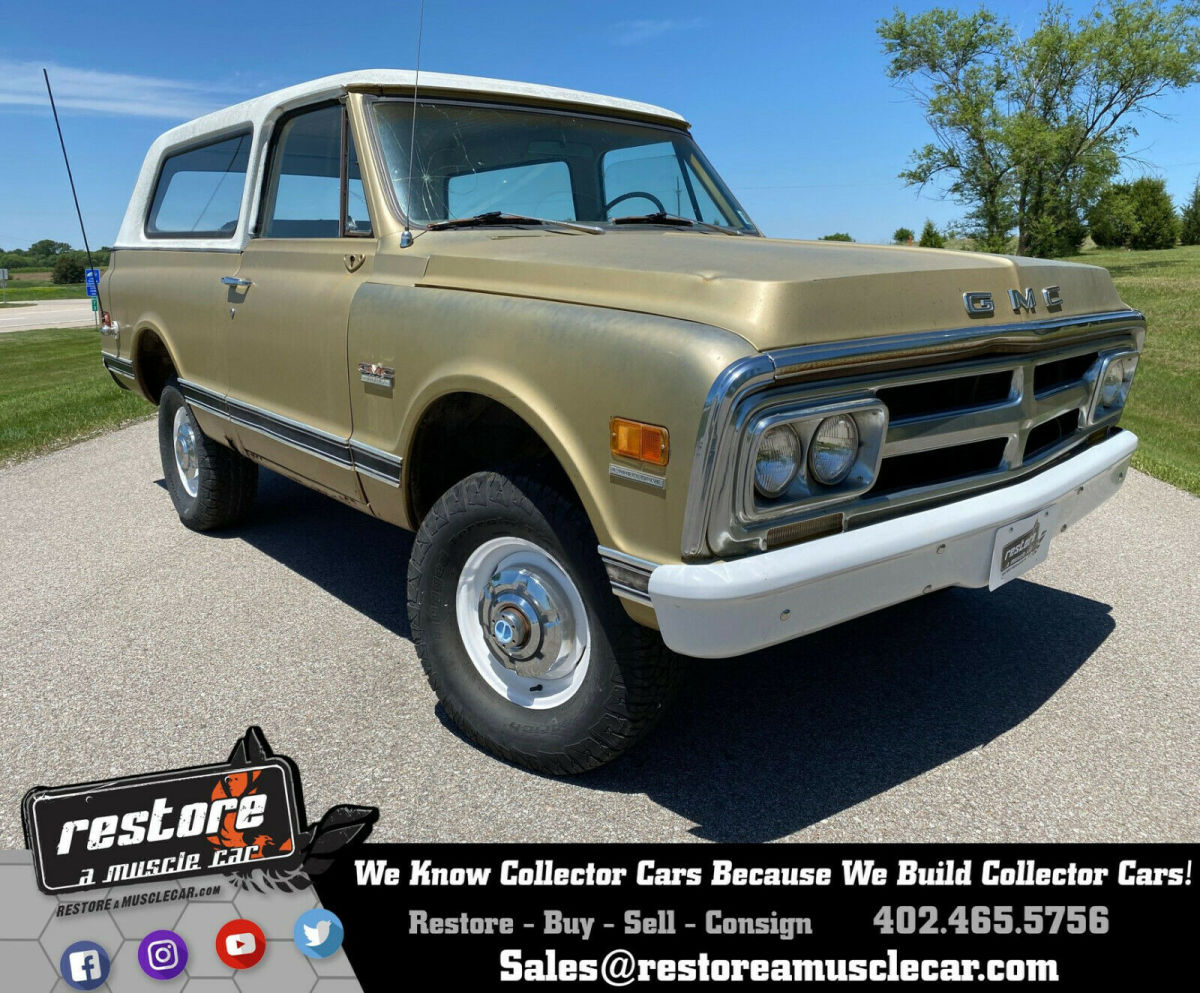 1970 GMC Jimmy K5, 350ci  5.7L - V8 - 4 Speed, 4x4, Gold