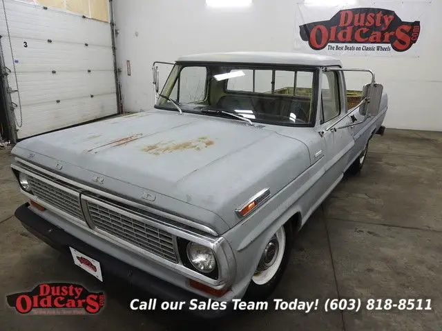 1970 Ford F-250 Runs Drives Body Inter Good 390V8 Auto Nice Truck