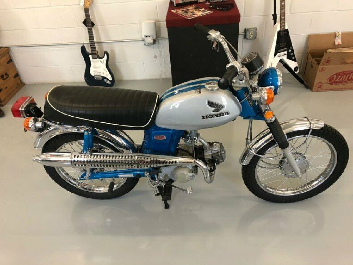 1970 Honda CL70 Restored for office display super slick