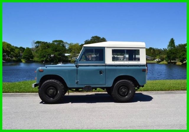 1970 Land Rover Series IIA 88 2286cc 4 cylinder engine, manual transmission, 4X4