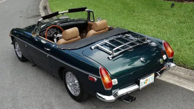 1970 MG MGB SPLIT CHROME REAR BUMPER