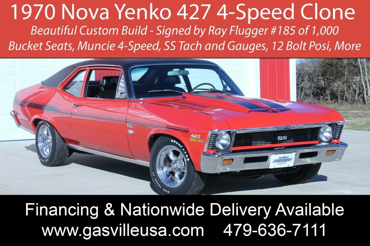 1970 Chevrolet Nova Yenko 427 4-Speed Clone