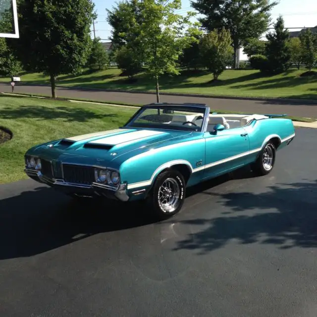 1970 Oldsmobile 442 Aegean Teal