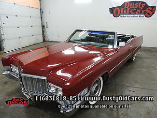 1970 Cadillac DeVille Runs Drives Inter VGood 471V8 Top Works