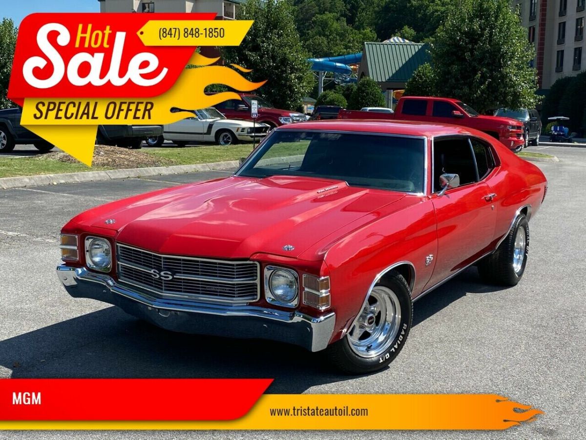 1971 Chevrolet Chevelle FRAMEÂ OFFÂ RESTOREDÂ 454ciÂ 4Â Spd