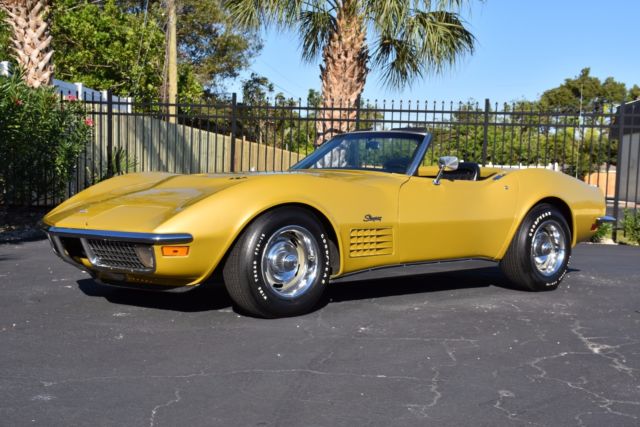 1971 Chevrolet Corvette Matching #'s 454CI Survivor 79,000 Original Miles