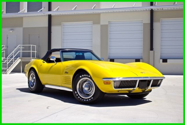 1971 Chevrolet Corvette Stingray Convertible / Full Restoration / 53k Miles / 4-Speed