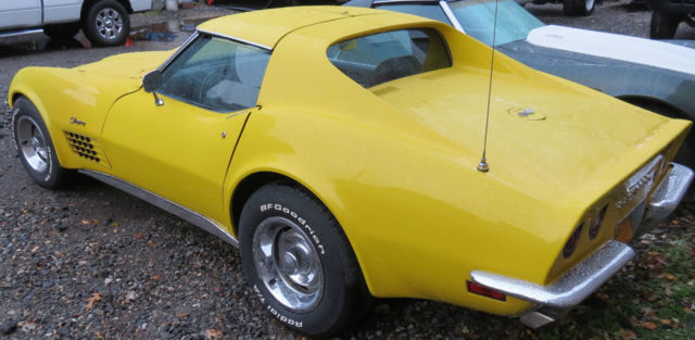 1971 Chevrolet Corvette yellow