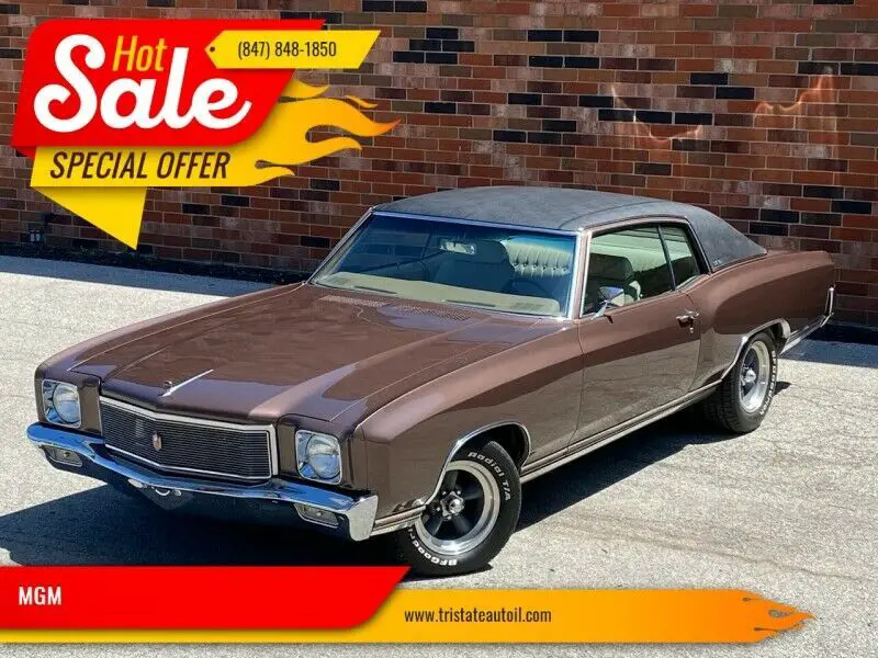 1971 Chevrolet Monte Carlo BIGÂ BLOCK 402 BUCKETSÂ CONSOLE