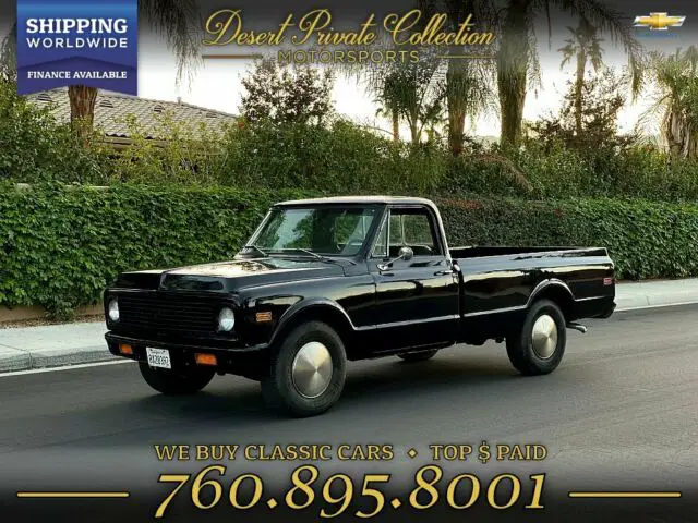 1971 Chevrolet C-10 Black on Black