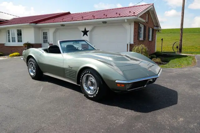 1971 Chevrolet Corvette Big Block Fact A/C 4-speed PS PB PW