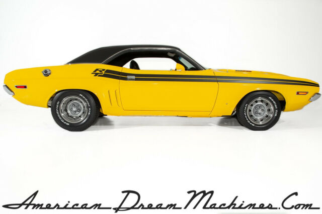 1971 Dodge Challenger Yellow Rotisserie Car