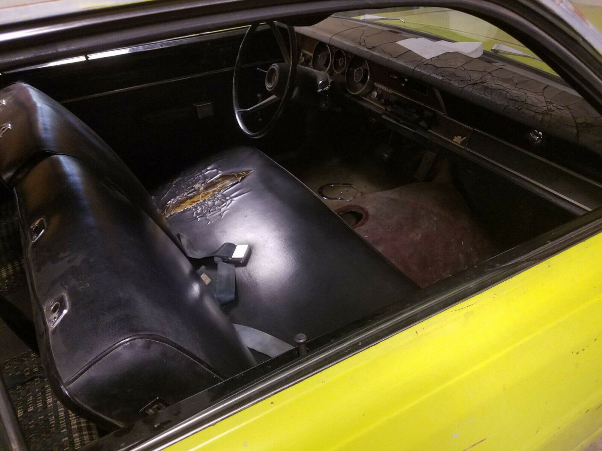 1971 Dodge Demon 340 curious yellow build sheet fender tag #'s match ...