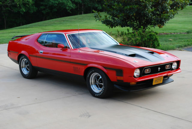 1971 Ford Mustang Mach 1 429 Cobra Jet Four Speed for sale: photos ...