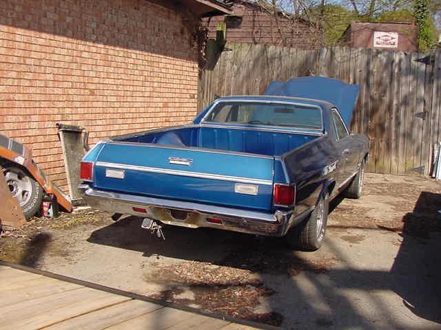 1971 GMC SPRINT ELCAMINO BLUE