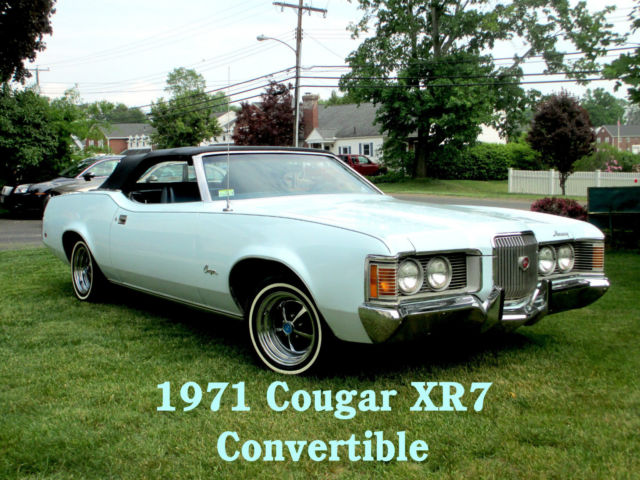1971 Mercury Cougar XR7 Convertible
