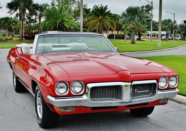 1971 Pontiac Le Mans Sport Convertible 350 V8 Auto A/C Buckets PS PB