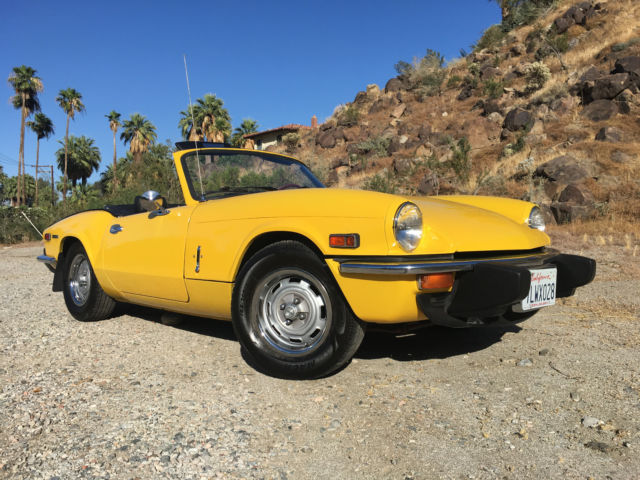 1971 Triumph Spitfire Full Leather seats