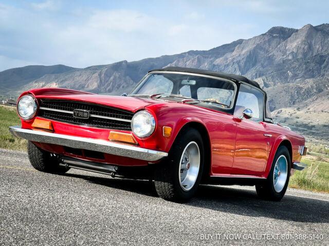 1971 Triumph TR-6 CONVERTIBLE, STRONG 2.5L, NEW CONVERTIBLE HARD TOP