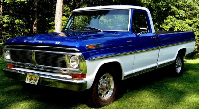 1972 Ford F-250 Sport Custom Camper Special