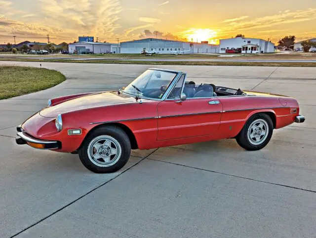 1974 Alfa Romeo Spider Series II Spider 2000 Iniezione Convertible