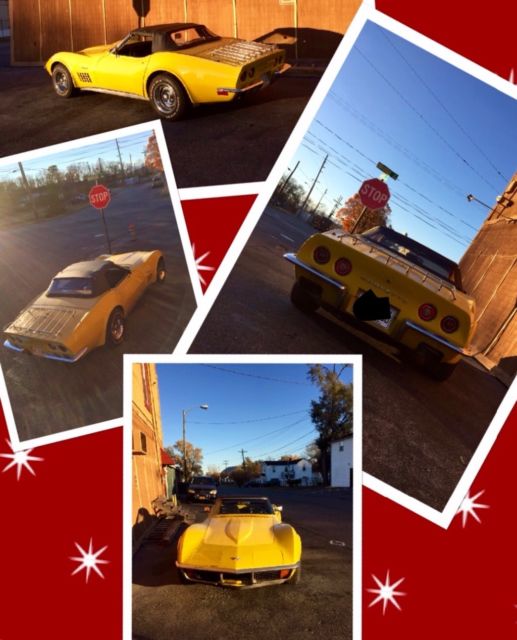 1972 Chevrolet Corvette Factory yellow ,4spd & orginal