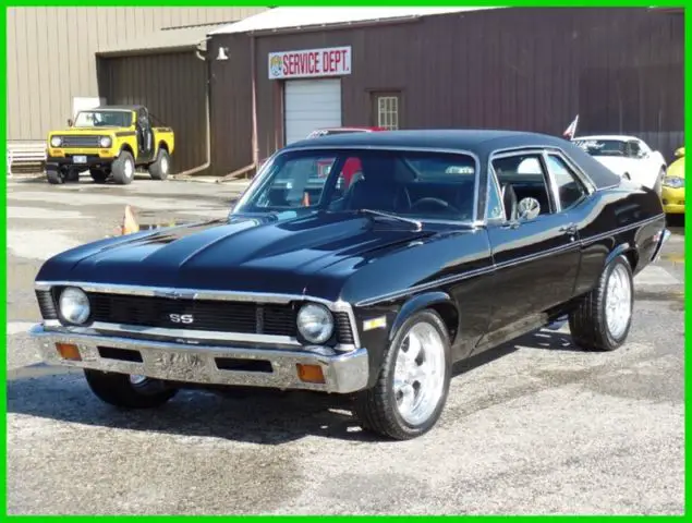 1972 Chevrolet Nova BLACK ON BLACK-GREAT DRIVER-SEE VIDEO