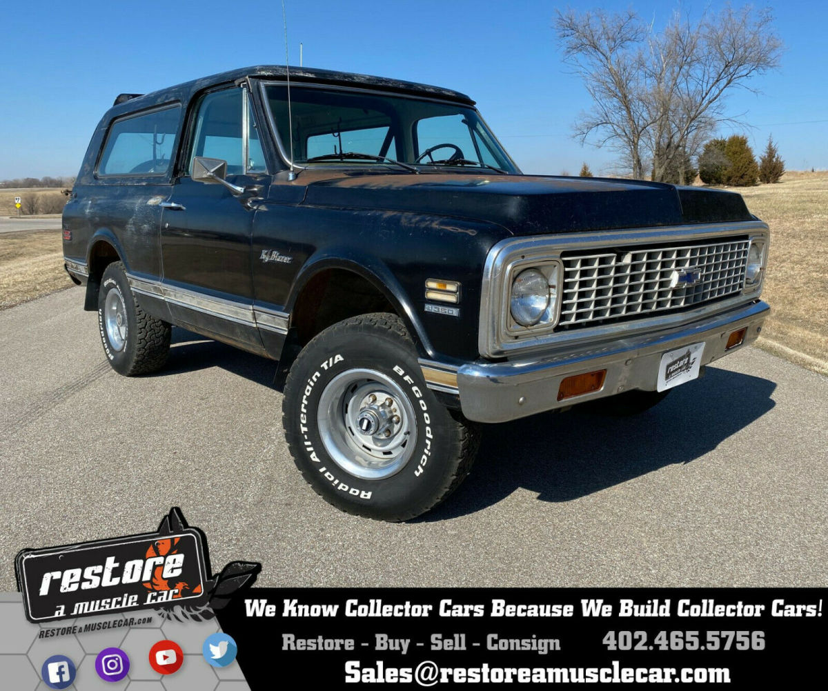 1972 Chevrolet Blazer K5 Cheyenne CST, 350ci-V8, Auto, 4x4, 51k Miles