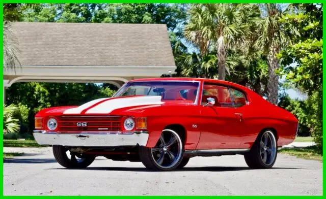 1972 Chevrolet Chevelle SS / 468 BBC / Leather Interior / A/C / 800 Miles