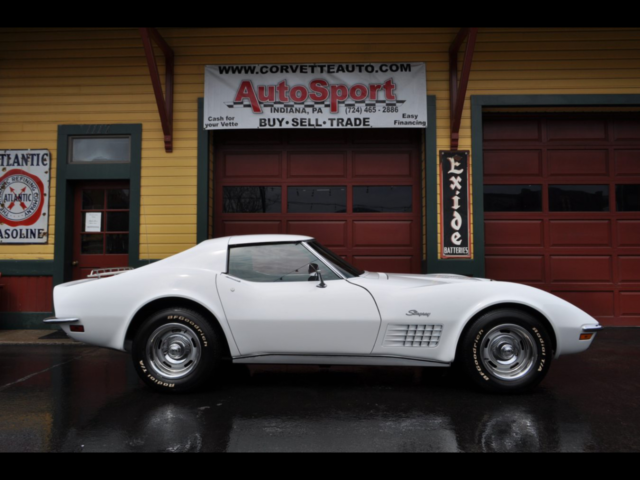 1972 Chevrolet Corvette 1972 #'s Matching 454 4sp AC PS PB PW Leather Full