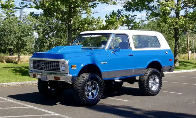 1972 Chevrolet Blazer 2DR Removable top