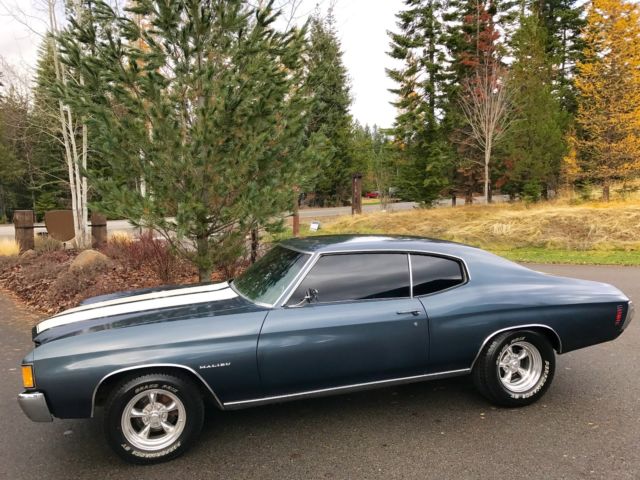 1972 Chevrolet Chevelle Malibu Numbers Matching V8 w/ Protecto Plate