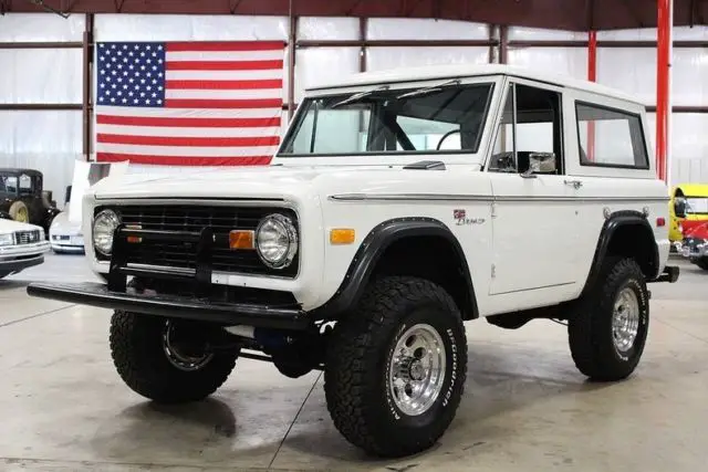 1972 Ford Bronco 34 Miles White SUV 302 V8 Manual for sale: photos ...