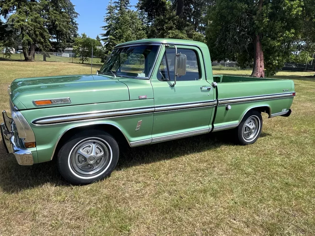 1972 Ford F100 XLT Ranger short bed 390 trailer special