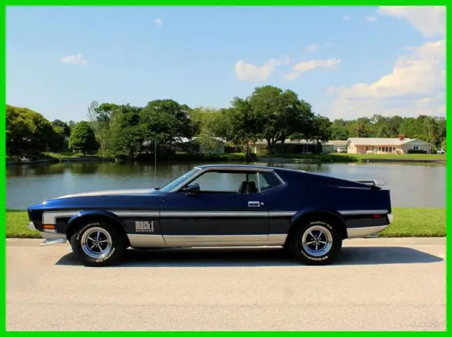 1972 Ford Mustang Mach 1 Package with a 302 CI V8  automatic transmission