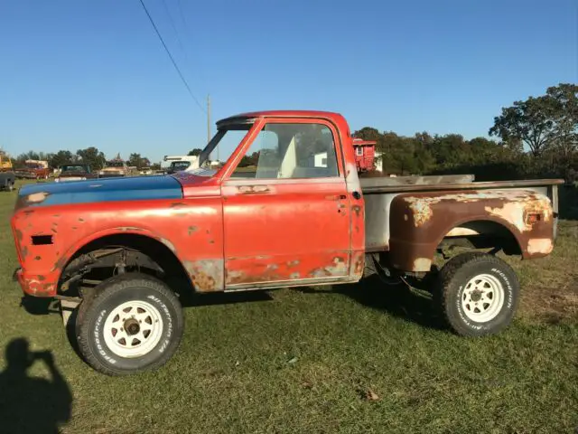 1972 GMC K15 Factory Bucket Seats, A/C