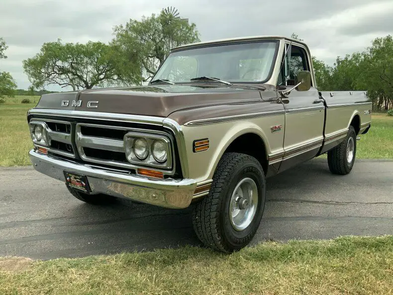 1972 GMC Sierra Grande 4x4 LWB Fleetside 350 PS Pb AC 4 x 4