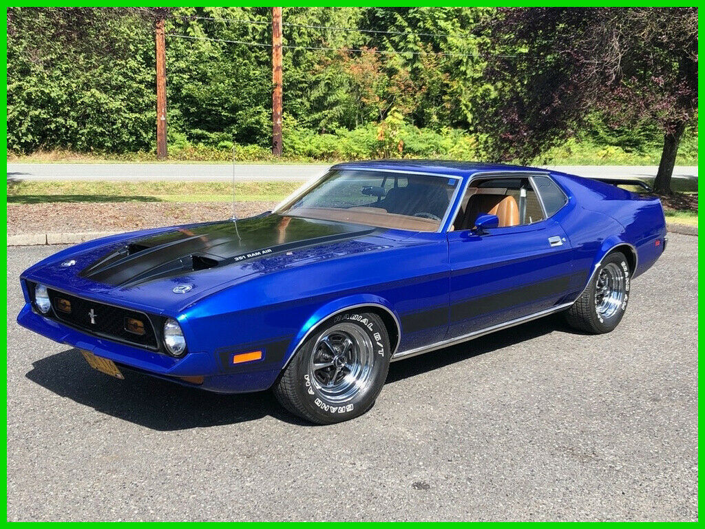 1972 Ford Mustang Reported 69k Original Mile Mach 1 Cobra Jet 4 Speed with Air!