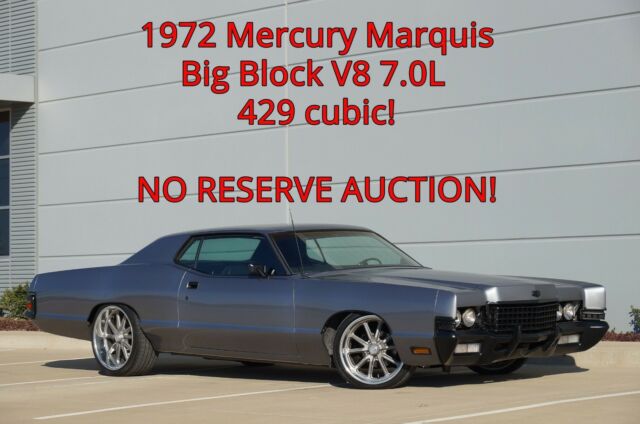 1972 Mercury Marquis Big Block Ford 7.0L V8 429cc * NO RESERVE AUCTION!