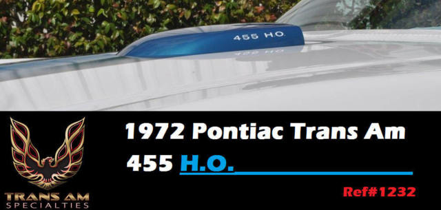 1972 Pontiac Trans Am 2 dr