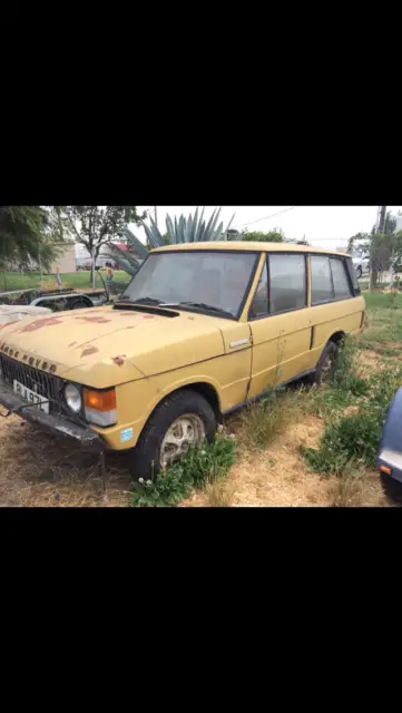 1972 Land Rover Range Rover