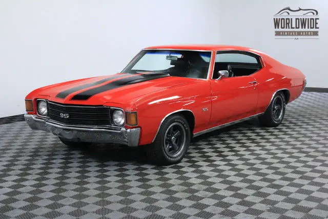 1972 Chevrolet Chevelle RESTORED. CRANBERRY RED 350CI V8 A/C CAR