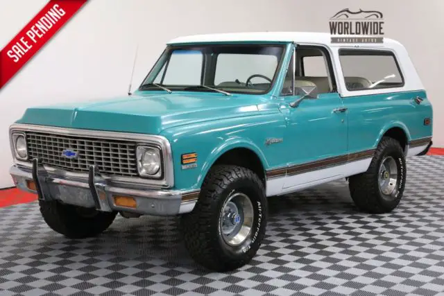 1972 Chevrolet Blazer CST TRIM RARE COLOR PS PB 4X4