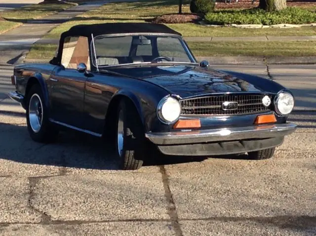 1973 Triumph TR-6 Black Vinyl