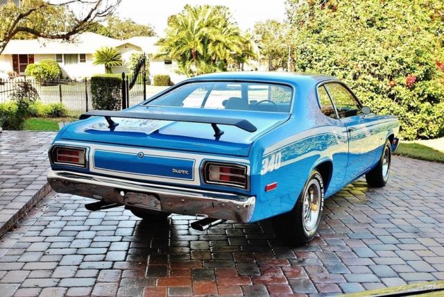 1973 Plymouth Duster Spectacular  Broadcast Sheet Low Miles Factory A/C