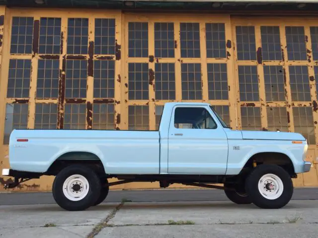 1973-ford-f250-4x4-highboy-barn-find-first-year-dentside-body-style