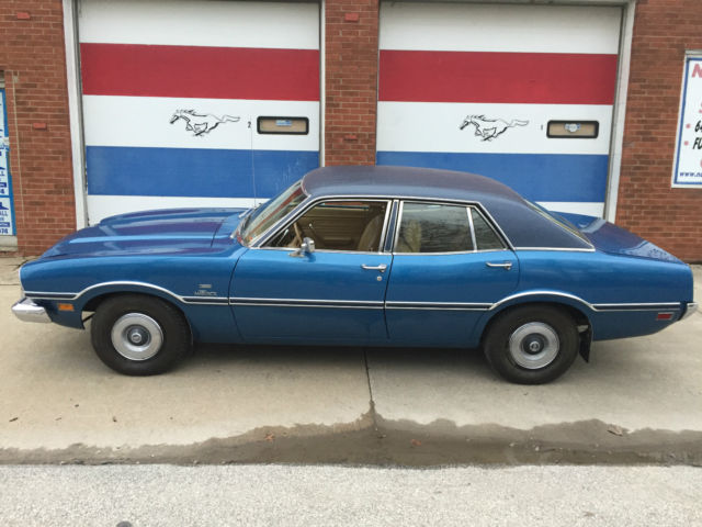 1973 Ford MAVERICK BLUE W/ GINGER 302 AUTO TRANS LIKE NEW DRIVE HOME