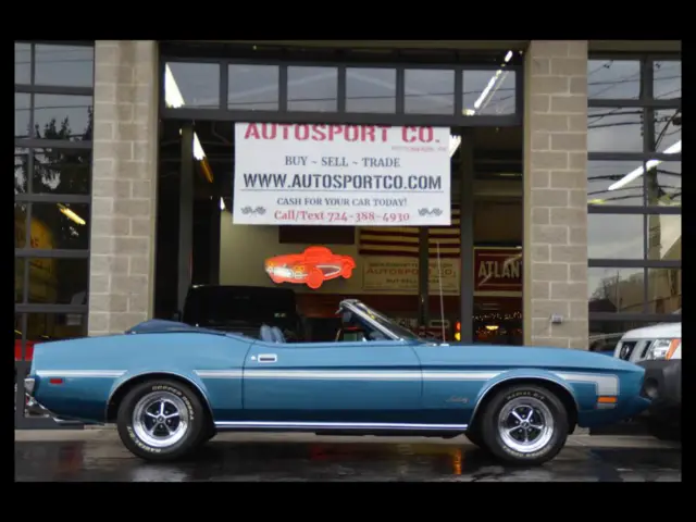 1973 Ford Mustang 2-Door Convertible 302 V8 w/Auto Tranmission "Fact