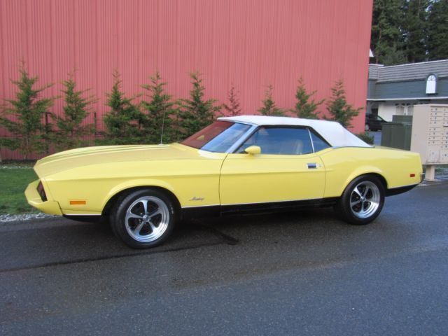 1973 Ford Mustang Convertible 351  4 sp  (Super rare - last year)