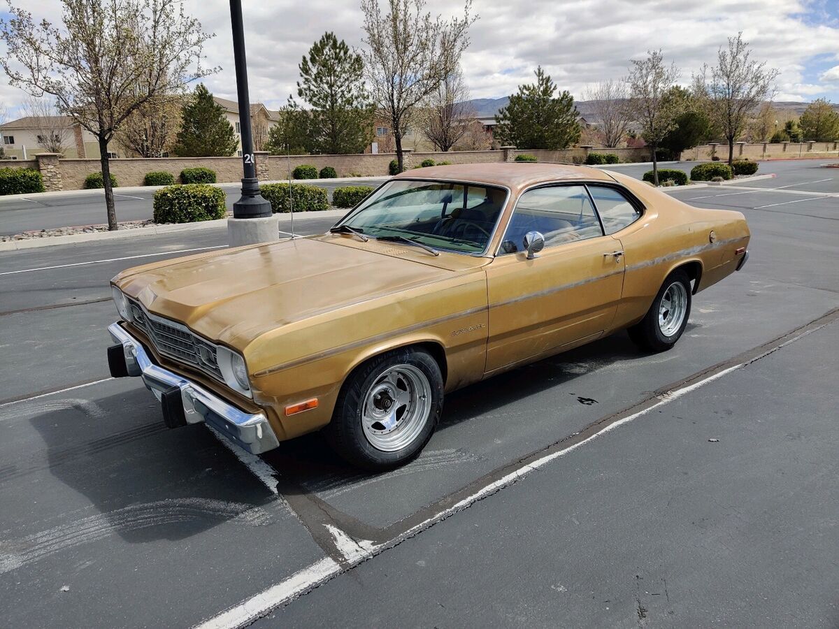 1973 Plymouth Duster Gold duster